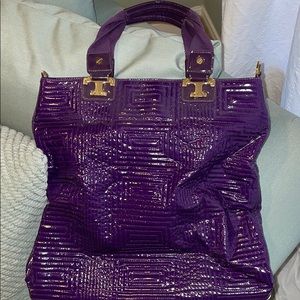 Tory Burch Purple Tote, perfect condition!!